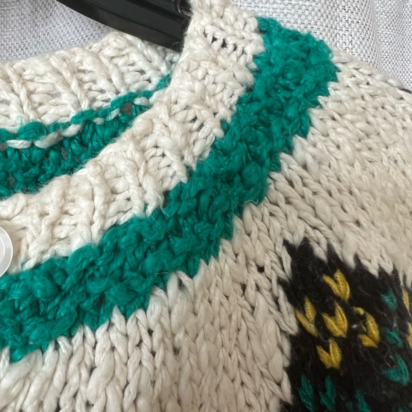 Vintage, diamond patterned sweater - Picture 5 of 8